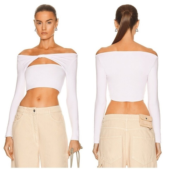 SER.O.YA Ellis Top In White - Picture 1 of 6